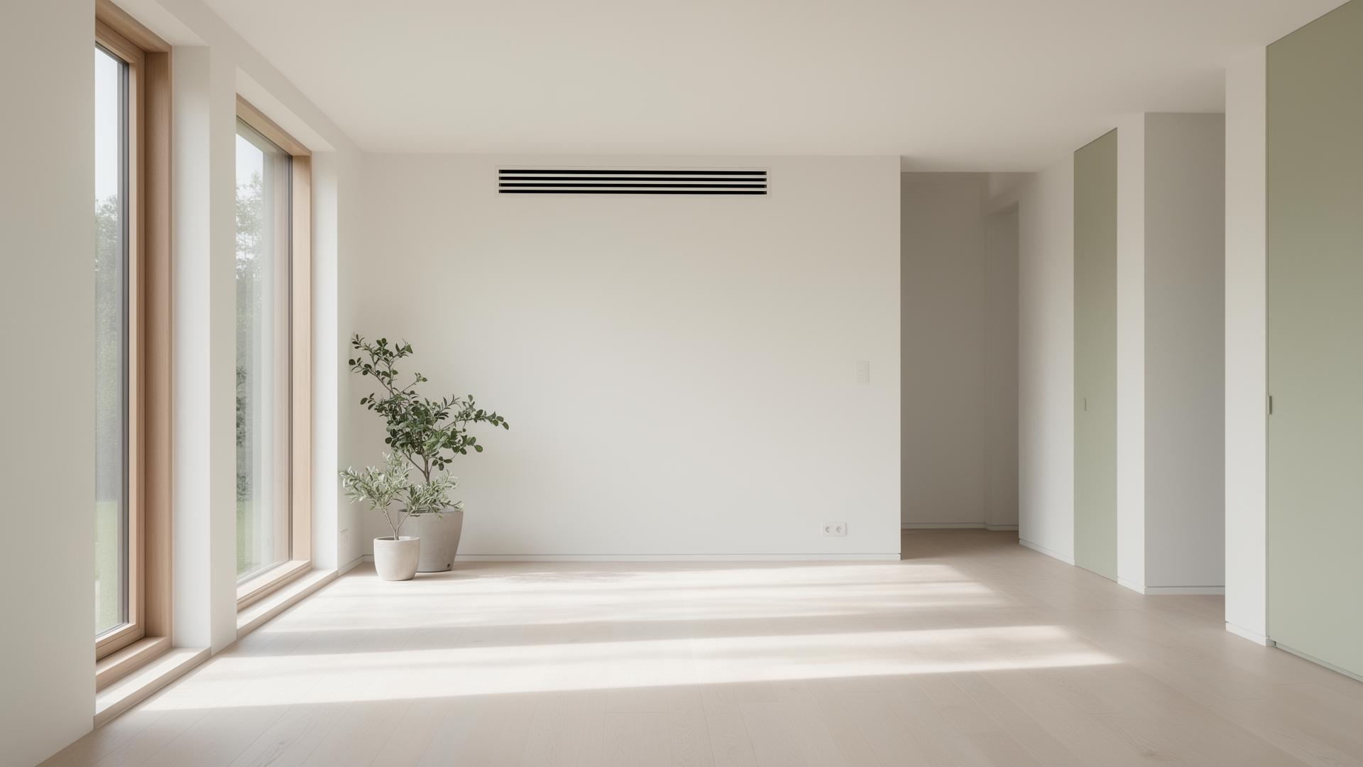 Hus med ventilation